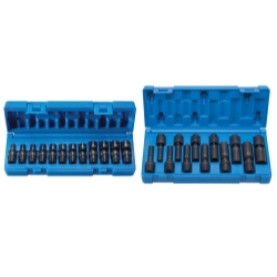 Gre9712umd And Gre9712umg 0.25 In. Drive Standard & Deep Universal Metric Set - 6 Point - 24 Piece
