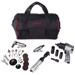Sunex Sx231pbagpr2 4 Tool Kit With Accessories & Gatemouth Bag
