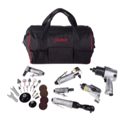 Sunex Sx231pbagpr4 Air Tool Kit With Accessories & Gatemouth Bag - 6 Piece