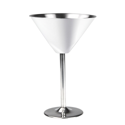 Dw-100 8 Oz Stainless Steel Martini Glass - Mirror Polish
