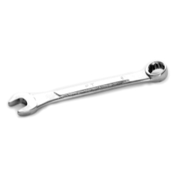 8 Mm With 12 Point Box End, Raised Panel, 4.12 In. Long Chrome Combination Wrench