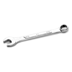 0.56 In. With 12 Point Box End, Raised Panel, 6.62 In. Long Chrome Combination Wrench