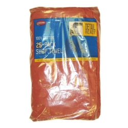 40048 Shop Detailing Towels, Red - Pack Of 25