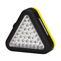 Gym60196 Triangle Work Light With 15 White & 24 Red Leds, 3 Mode Operation, Magnet & Hang Hook