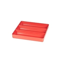 3-compartment Organizer Tray - Red