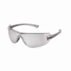 Gws19gy8m Luminary, Wraparound Silver Mirror Anti-scratch Lens Safety Glasses