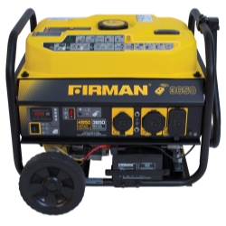 Frgp03612 3650-4550 Watts Portable Remote Start Generator With Wheel Kit