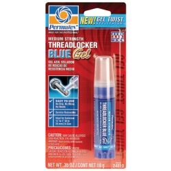 Ptx24010 Medium Strength Blue Threadlocker Gel, 10 G Gel Twist Applicator Blister Carded - Case Of 6