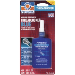 Medium Strength Blue Threadlocker, 36 Ml Bottle Carded - Case Of 6