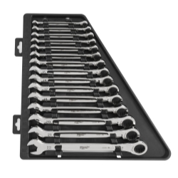 Mlw48-22-9516 15 Piece Ratcheting Combination Wrench Set - Metric