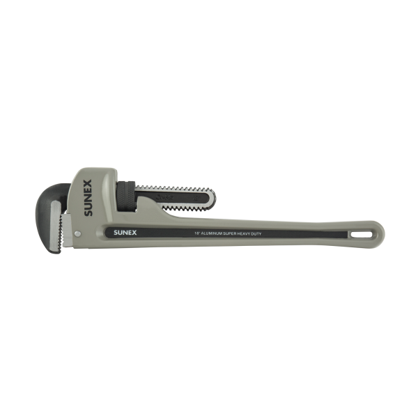 Sunex Sun3824a 24 In. Aluminum Super Heavy Duty Pipe Wrench, Phosphated Jaws