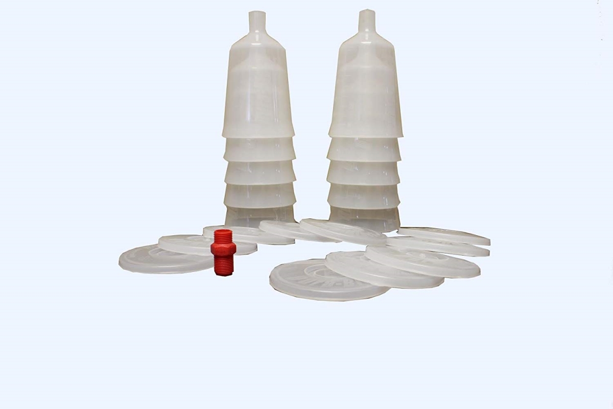 Tadce500 Disposable Paint Cups With Adapter, 50 Per Case