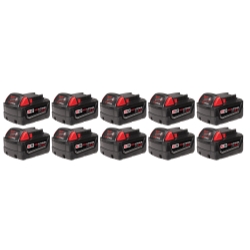 Mlw48-11-1851 M18 Redlithium Xc5.0 Extended Capacity Batteries - Pack Of 10