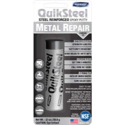 Jon16002tri Quik Steel Reinforced Epoxy Putty Repair, Blister Pack