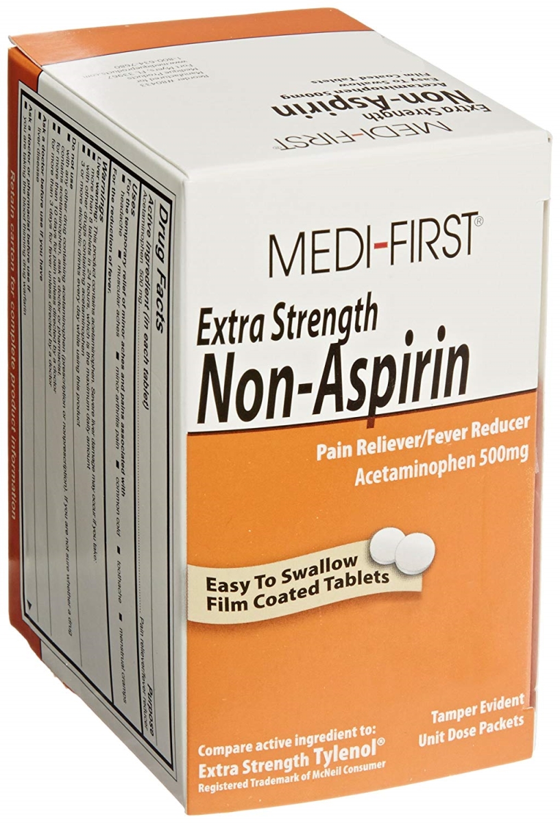 Csu161581 Non Asprin Pain Relief - 2 Count - Pack Of 100