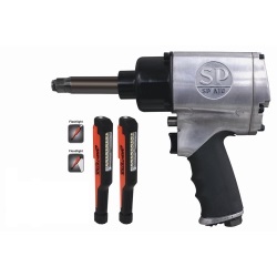 Spjsp-1140ex-led 0.5 In. Heavy Duty Impact Wrench With 2 Led Lights