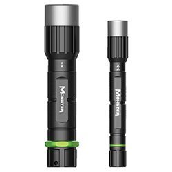 Mst10007 Rechargeable Pen Light & Flashlight, Black - Pack Of 2