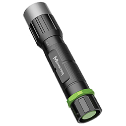Mst10004 200 Lumens 4-function Rechargeable Flashlight, Black