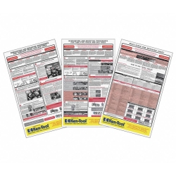 Tmrosha10r-11 Osha Tire Service & Safety Chart 3-poster Kit