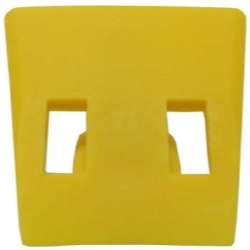 Tmrtcy7876-4 Yellow Plastic Inserts For Snap On Jaws & Clamps - Pack Of 4