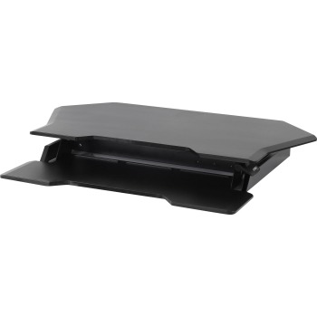 33-468-921 30 In. 35 Lbs Load Capacity Workfit Corner Standing Desk Converter - Black