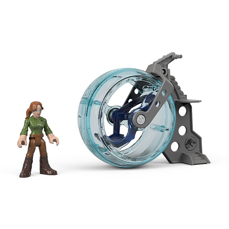 Fisher-price Fmx93 Imaginext Jurassic World Claire & Gyrosphere Figurine