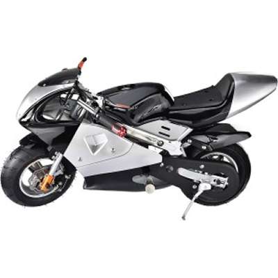 WorryFree Gadgets E-PBIKE-BLACK Electric Miniature Pocket Bike Teen Kid Off-Road Racing Motorcycle WorryFree Gadgets E-PBIKE-BLACK Electric Miniature Pocket Bike Teen Kid Off-Road Racing Motorcycle
