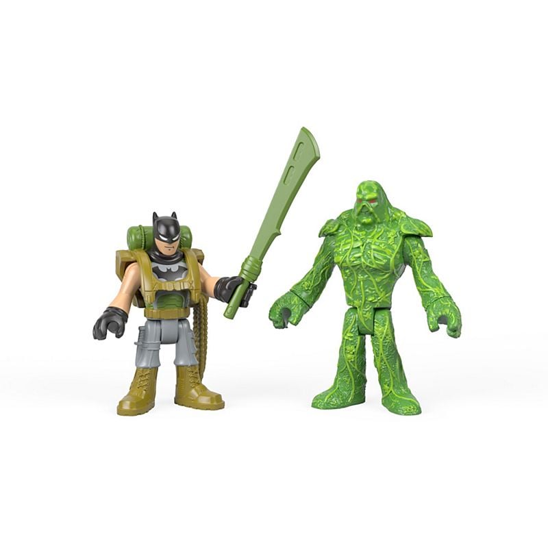 Fisher-price Fgv86 Imaginext Dc Super Friends Batman & Swamp Thing