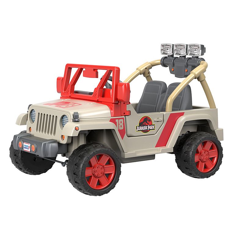 Fisher-price Frc33 Power Wheels Jurassic World Jeep Wrangler