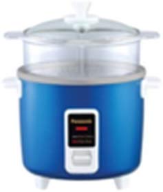Sr-g06fgea 3 Cup Rice Cooker With Steamer, Blue