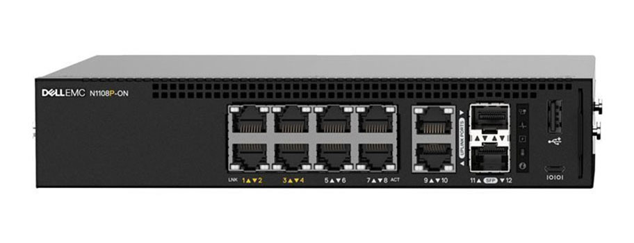 UPC 884116349532 product image for N1108P-ON EMC PowerSwitch Ethernet Switch - 8 Ports - Manageable - 2 Layer Suppo | upcitemdb.com