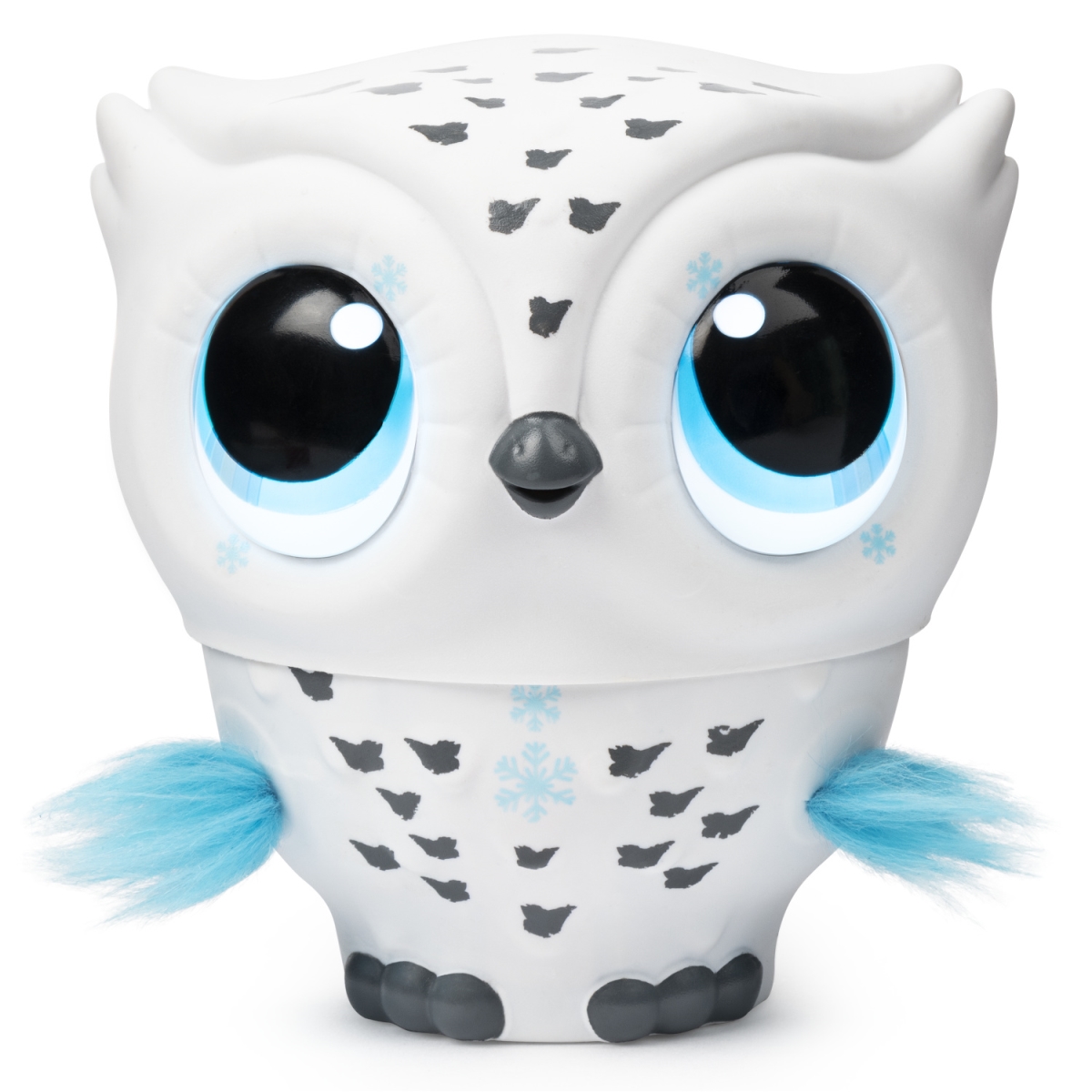 6046156 Owleez Flying Baby Owl Interactive Toy With Lights & Sounds - White