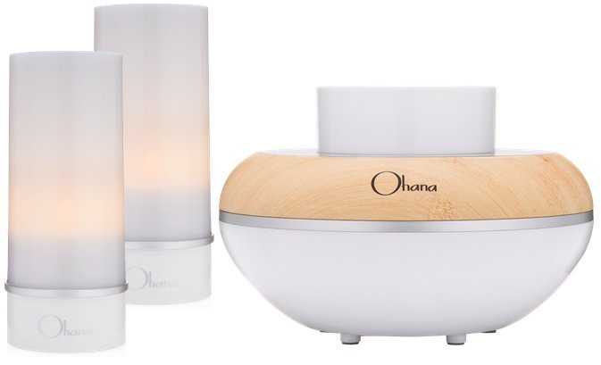 Lf5500 Ohana Kona Wireless Bluetooth Speaker With Luau Led Candle Lights