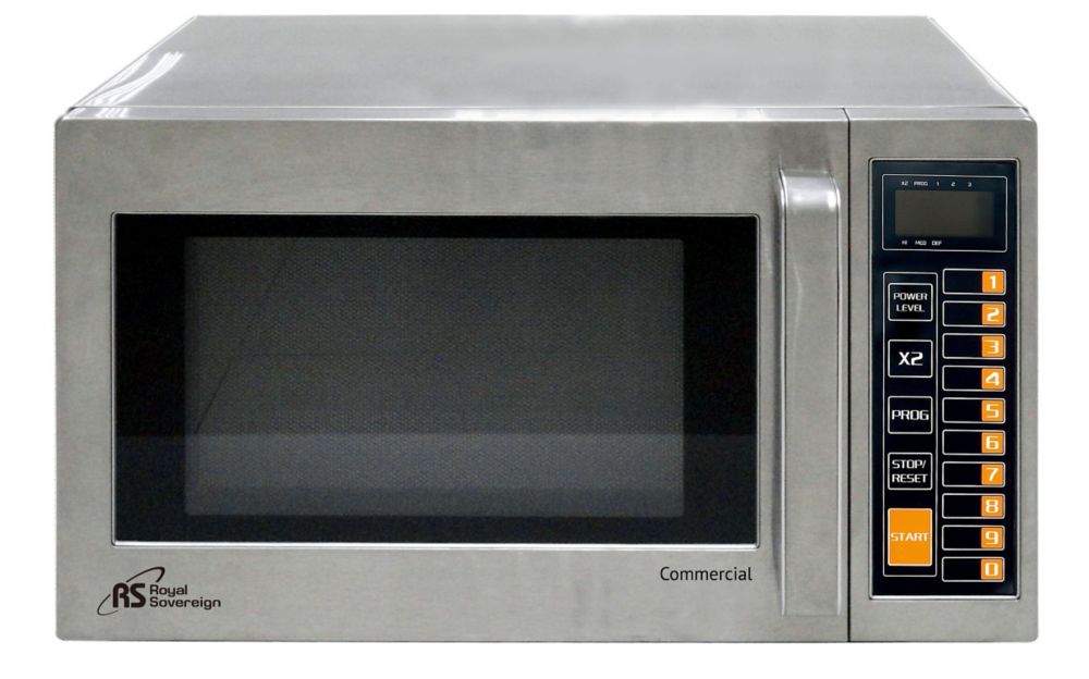 Rcmw1000-25ss Commercial Microwave With Oven Commercial Grade, Stainless Steel