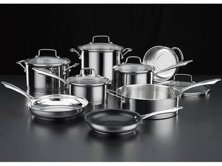 Conair-cuisinart 89-13 Proffessional Stainless Cookware Set - 13 Piece