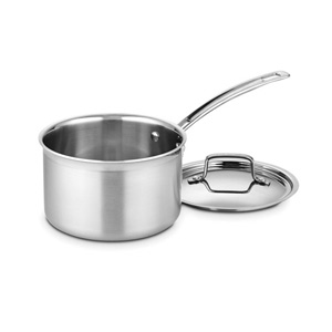 Conair-cuisinart Mcp193-18n Multiclad Professional Stainless Steel 3 Qt Saucepan With Cover