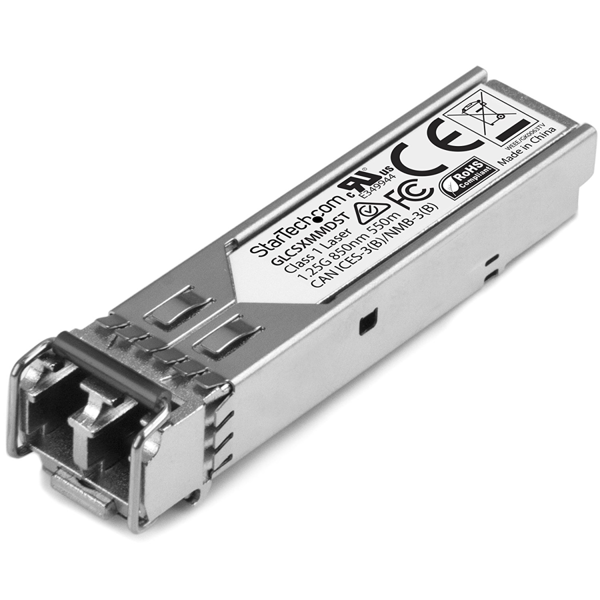 Startech GLCSXMMDST Gigabit Fiber Sfp 1000Base-Sx Cisco Glc-Sx-Mmd Compatible MM Startech GLCSXMMDST Gigabit Fiber Sfp 1000Base-Sx Cisco Glc-Sx-Mmd Compatible MM