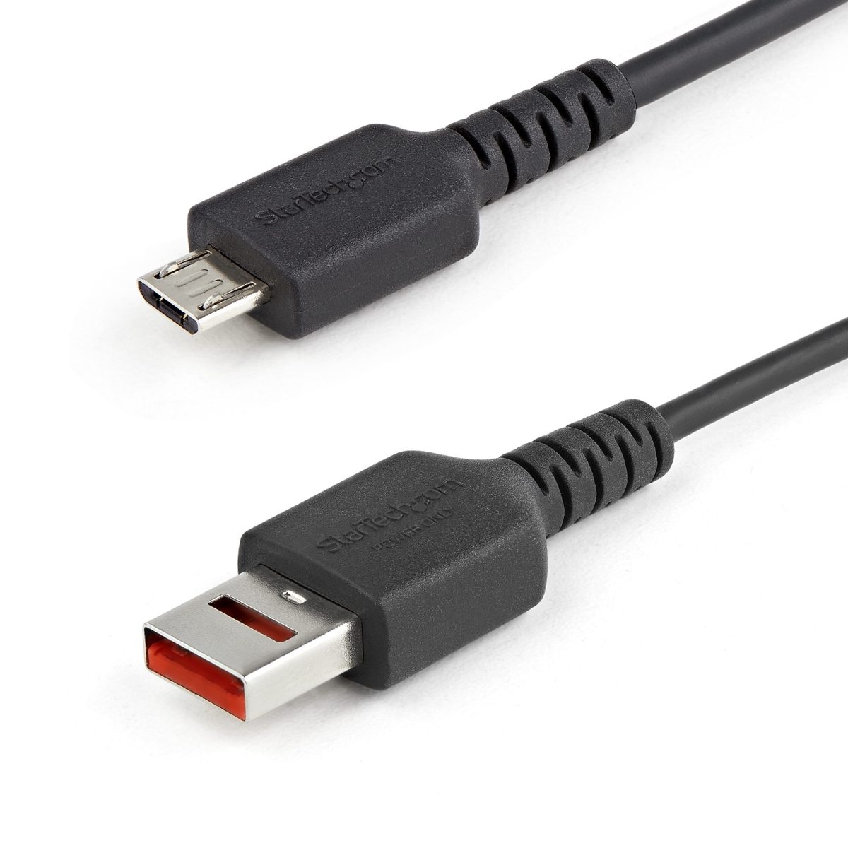 USBSCHAU1M 3 ft. Secure Charging Cable USB-A to Micro USB Data Blocker, Black