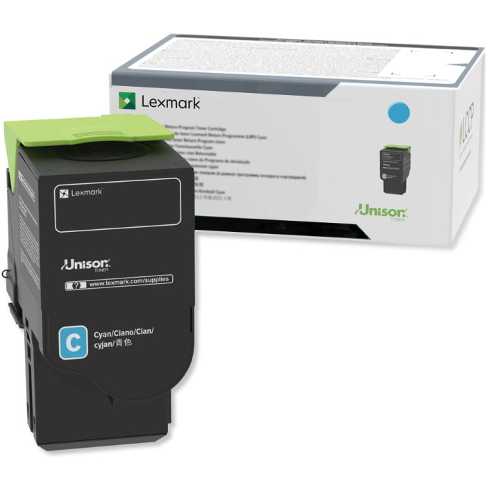 Lexmark 75M1XC0 Original Extra High Yield Laser Toner Cartridge - Return Program, Cyan - 11700 Pages