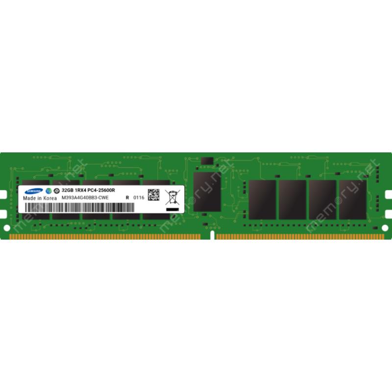 M393A4G40BB3-CWE 32GB DDR4-3200 RDIMM PC4-25600R Single Rank x4 Memory Module