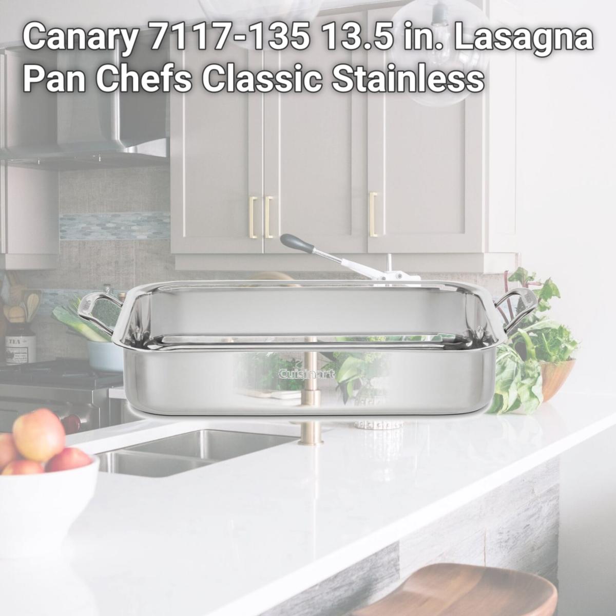 Picture of Canary 7117-135 13.5 in. Lasagna Pan Chefs Classic Stainless
