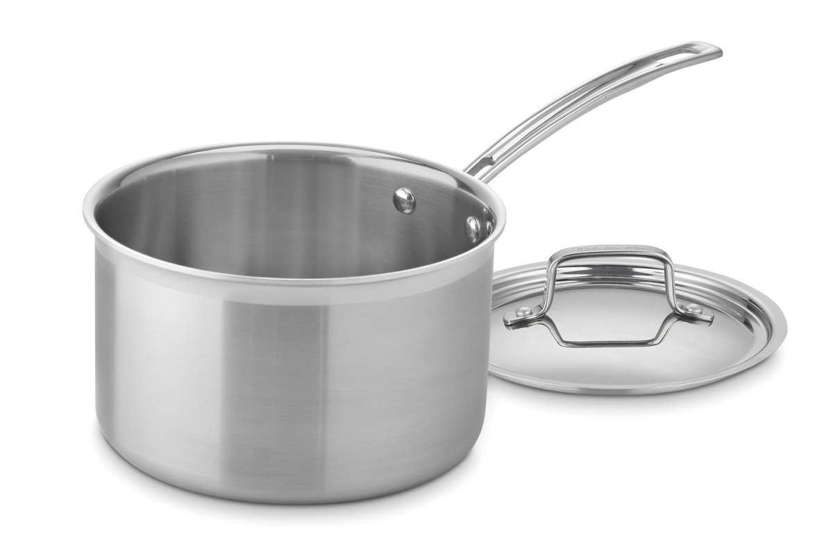 Mcp194-20n 4 Qt Multiclad Pro Stainless Steel Saucepan With Cover