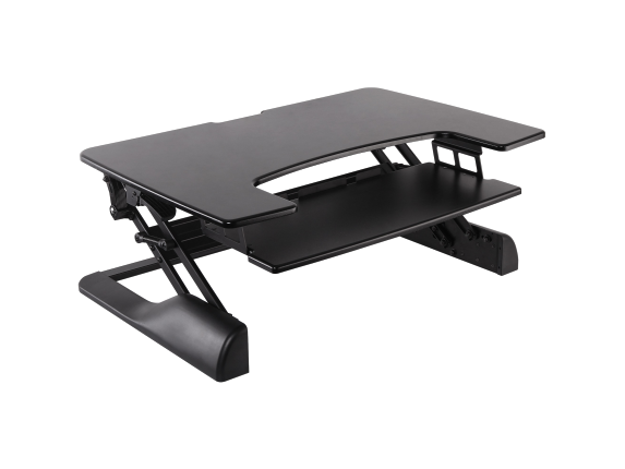 4t7526 14.5 X 36 In. Freedom Desk - Height Adjustable Standing Desk - Black