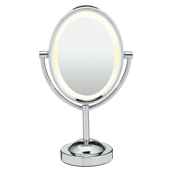Dq3065 Double-sided Lighted Oval Mirror