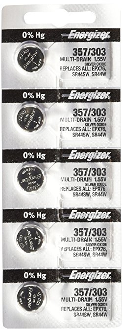 GE5459 357 3V Watch Battery Zero Mercury
