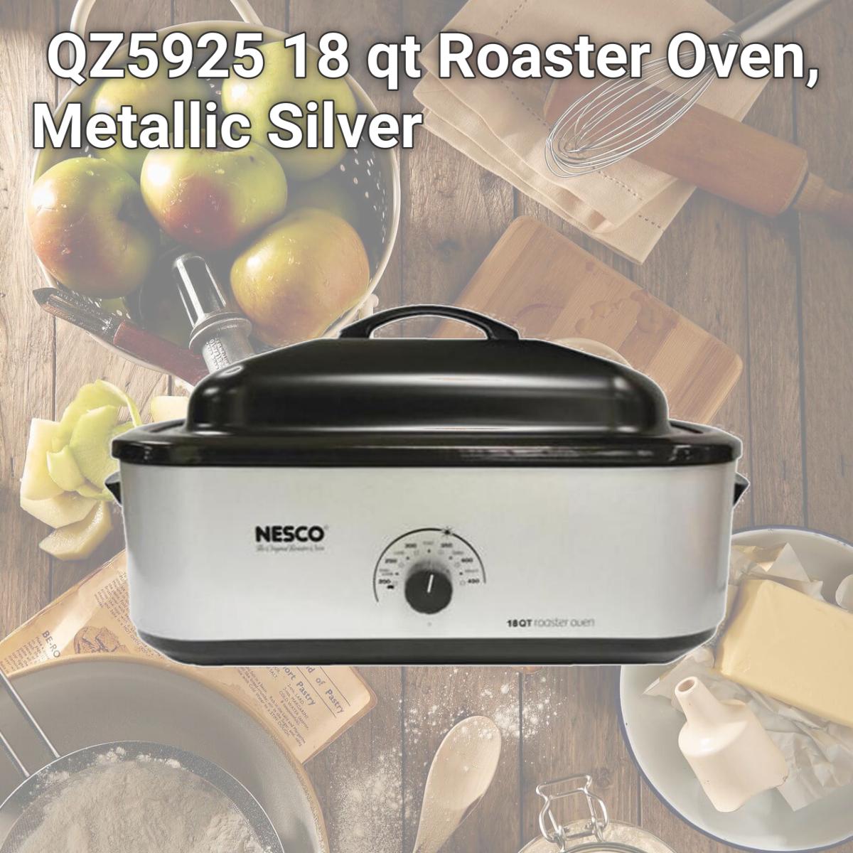 Picture of Nesco QZ5925 18 qt Roaster Oven, Metallic Silver