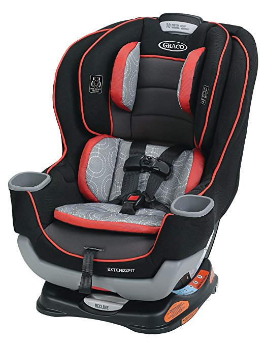 Graco Children S Products 1991894 Extend2fit Convertible Car Seat, Solar