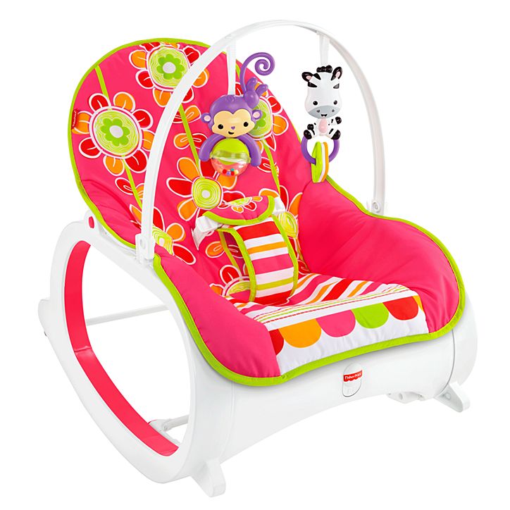 Fisher-price Cmr19 Infant-to-toddler Rocker - Floral Confetti