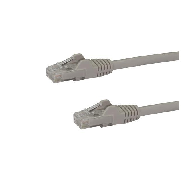 12 ft. Cat6 Ethernet Patch Cable with Snagless, Gray
