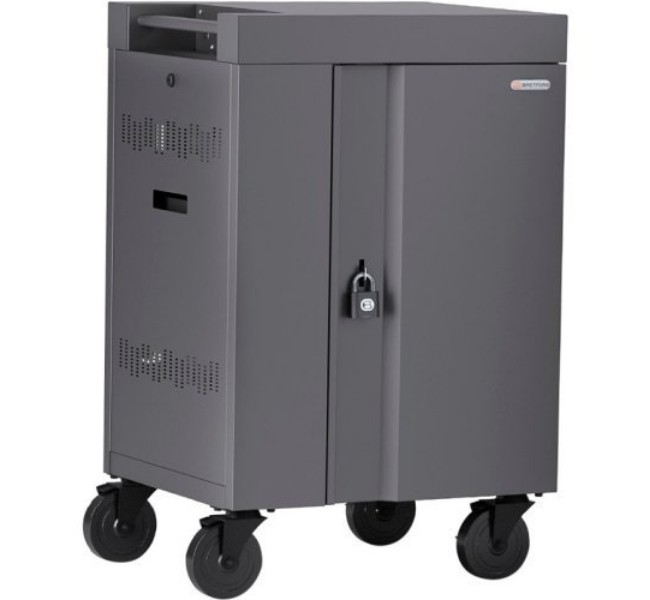Bretford Manufacturing TVCM20PAC-CK Fits Up To 20 Devices With Back Panel 1.4 W Slots - Charcoal Bretford Manufacturing TVCM20PAC-CK Fits Up To 20 Devices With Back Panel 1.4 W Slots - Charcoal